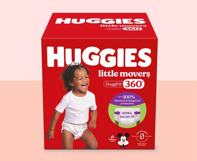 DIAPERS Little Movers & Little Movers HuggFit 360°