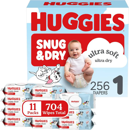 Huggies Snug & Dry & Simply Clean Bundle