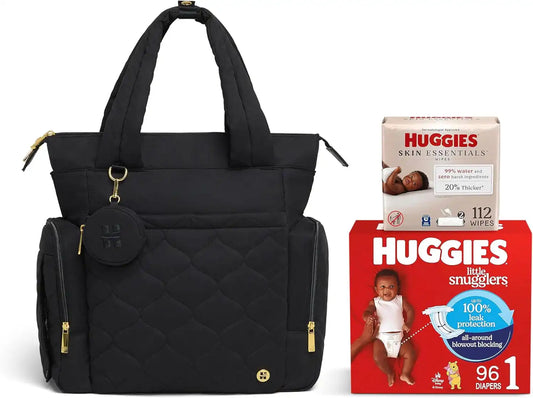 HUGGIES unisex-adult Cozy Hugpack Tote Diaper Bag