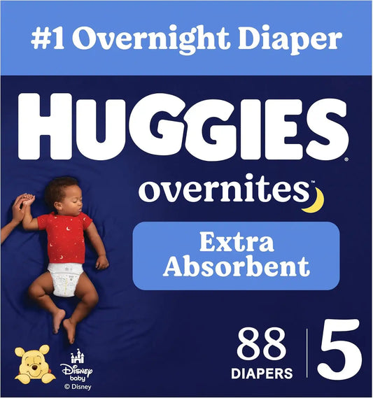 Huggies Overnites Diapers Size 5, 88 Count