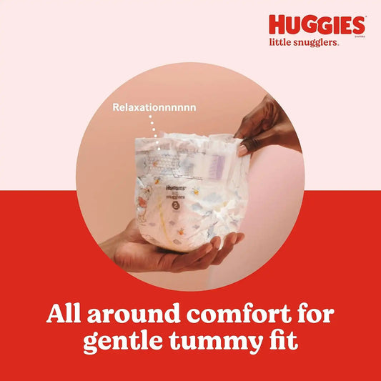 Heavy Absorbency Unisex Little Snugglers Newborn Baby Diaper, 288 per Case