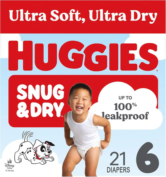 Huggies Snug & Dry Diapers Size 6, 21 Count