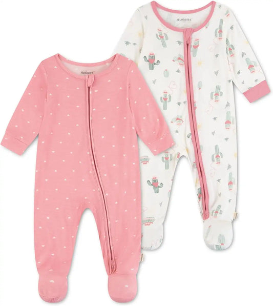 HUGGIES Baby 2-pack Footed Coverall