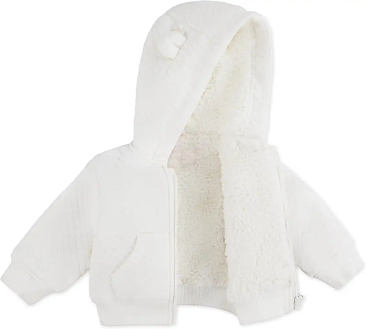 HUGGIES Baby Fleece Lined Zip Up Hooded Jacket
