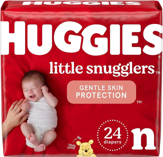 Heavy Absorbency Unisex Little Snugglers Newborn Baby Diaper, 288 per Case