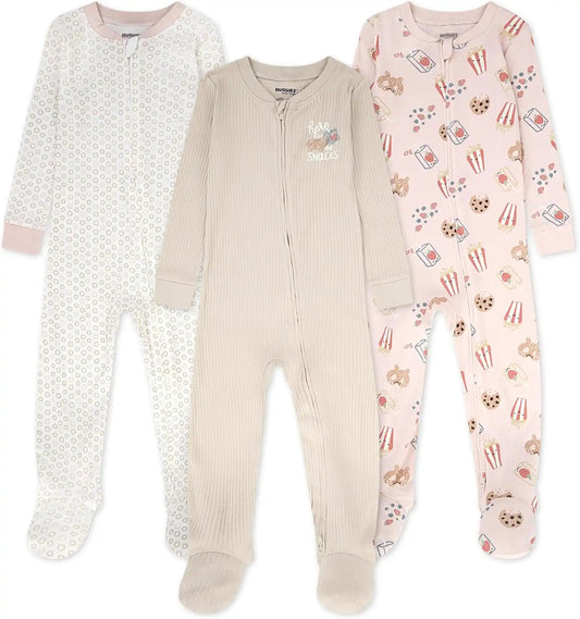 HUGGIES Baby 3-pack Footed Coverall Pajamas