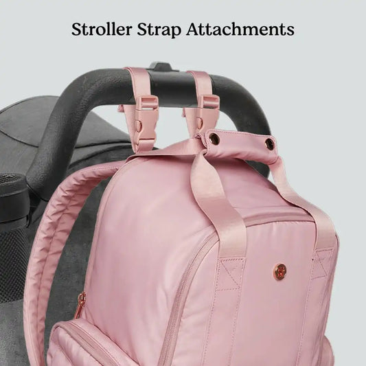 HUGGIES Unisex-adult Signature Hug Pack Diaper Backpack, Bridal Rose, One Size
