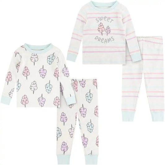 HUGGIES Baby Long Sleeve Pajama 4-piece Set
