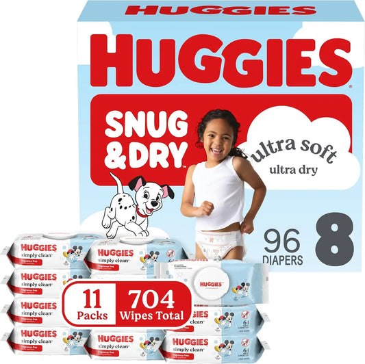 Huggies Snug & Dry & Simply Clean Bundle