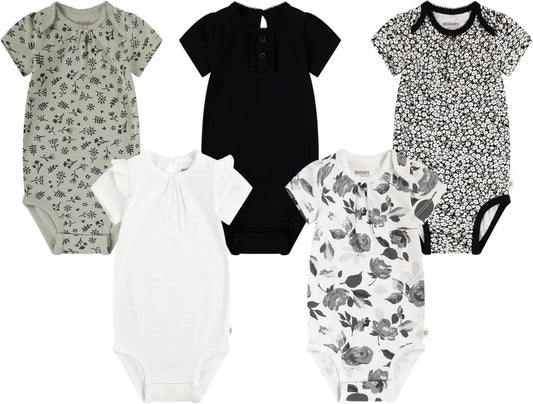 HUGGIES Baby 5-pack Elevated Bodysuit