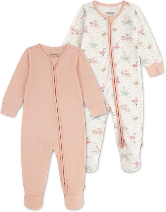 HUGGIES Baby 2-pack Footed Coverall