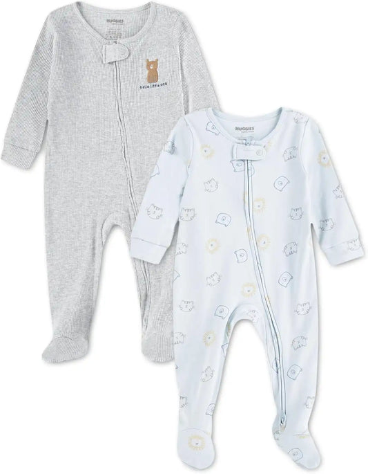 HUGGIES Baby 2-pack Footed Coverall