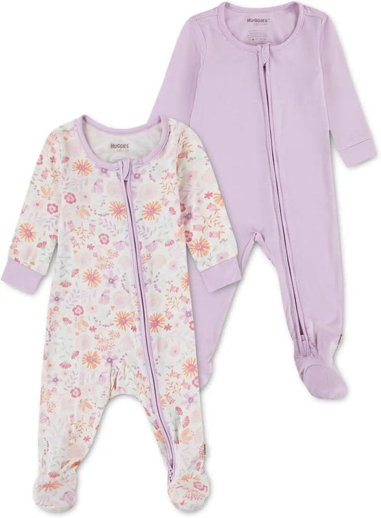 HUGGIES Baby 2-pack Footed Coverall