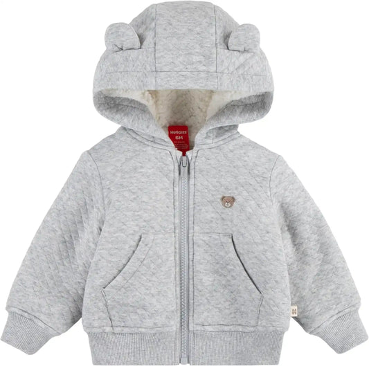 HUGGIES Baby Fleece Lined Zip Up Hooded Jacket