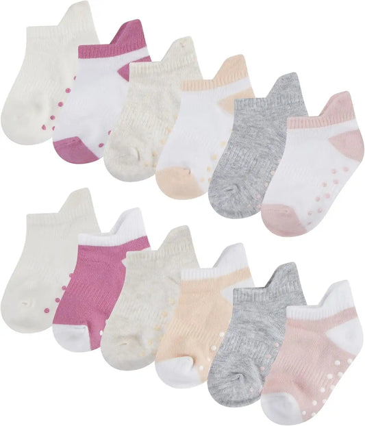 HUGGIES Baby Multi-pack Lightweight Ankle Gripper Socks