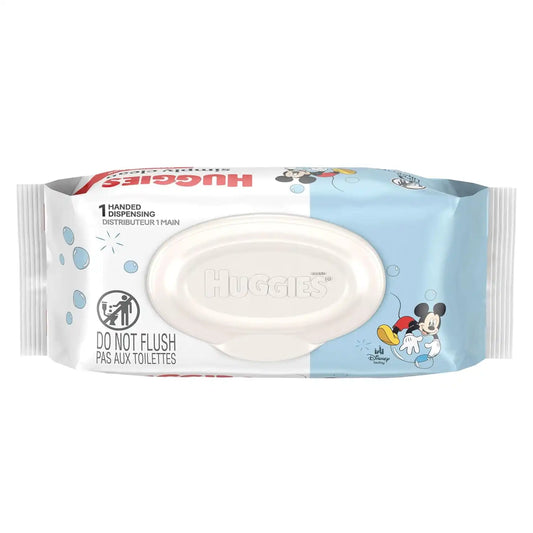 Huggies Simply Clean Baby Wipes, Unscented, 1 Pack, 64 Wipes