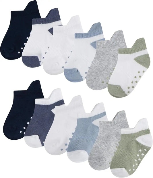 HUGGIES Baby Multi-pack Lightweight Ankle Gripper Socks