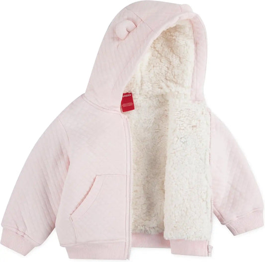 HUGGIES Baby Fleece Lined Zip Up Hooded Jacket