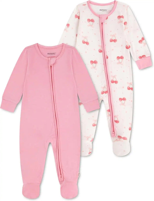 HUGGIES Baby 2-pack Footed Coverall