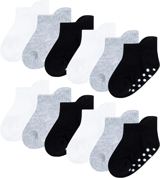 HUGGIES Baby Multi-pack Lightweight Ankle Gripper Socks